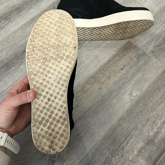 Steve Madden WITTY1 Black suede platform sneaker shoe - Picture 3 of 4